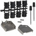 165X02609XE by Conec - CONNECTOR BACKSHELL 9POS 180DEG SHLD