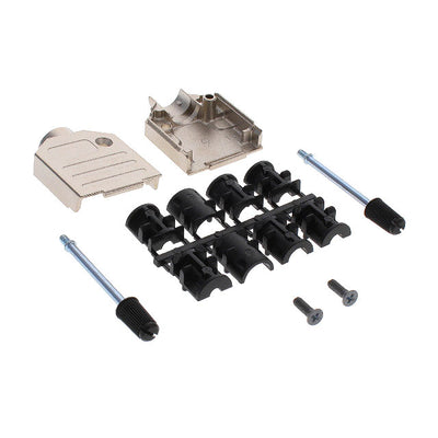 165X02609X by Conec - CONNECTOR BACKSHELL 9POS 180DEG SHLD