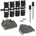 165X02619XE by Conec - CONNECTOR BACKSHELL 15POS 180DEG SHLD