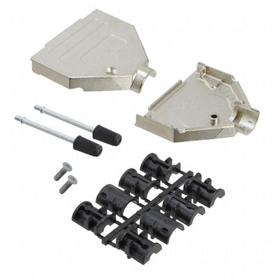 165X02629X by Conec - CONNECTOR BACKSHELL 25POS 180DEG SHLD