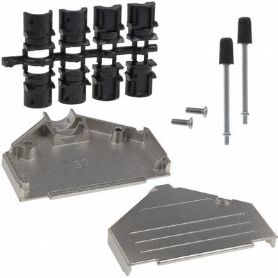165X02639XE by Conec - CONNECTOR BACKSHELL 37POS 180DEG SHLD