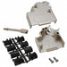 165X02689X by Conec - CONNECTOR BACKSHELL 9P 45DEG SHLD SLV