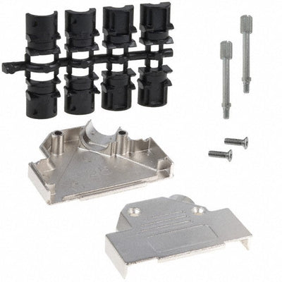 165X02709XE by Conec - CONNECTOR BACKSHELL 25POS 45DEG SHLD