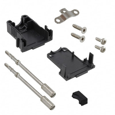 165X03319A by Conec - CONNECTOR BACKSHELL 15POS 180DEG BLK