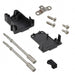 165X03319A by Conec - CONNECTOR BACKSHELL 15POS 180DEG BLK