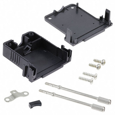 165X03329A by Conec - CONNECTOR BACKSHELL 25POS 180DEG BLK