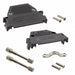 165X10259X by Conec - CONNECTOR BACKSHELL 25POS 180DEG BLK
