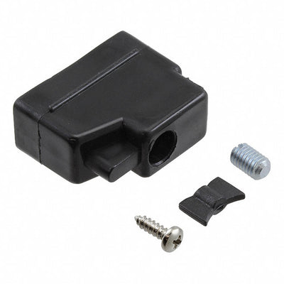 165X10389X by Conec - CONNECTOR BACKSHELL 9POS 180DEG BLACK