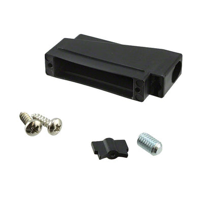 165X10459XE by Conec - CONNECTOR BACKSHELL 25POS 90DEG BLACK