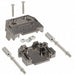 165X10909XE by Conec - CONNECTOR BACKSHELL 9POS 180DEG SHLD