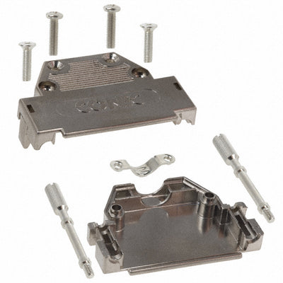 165X10929XE by Conec - CONNECTOR BACKSHELL 25POS 180DEG SHLD