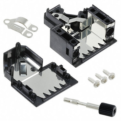 165X11759X by Conec - CONNECTOR BACKSHELL 9POS 45DEG SHLD