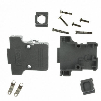 165X11879XE by Conec - CONNECTOR BACKSHELL 15P 90/180DEG GRY
