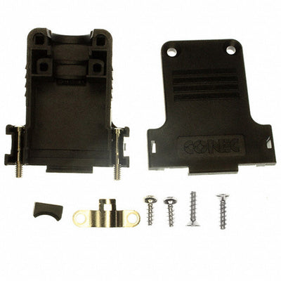165X13379XE by Conec - CONNECTOR BACKSHELL 15POS 180DEG BLK