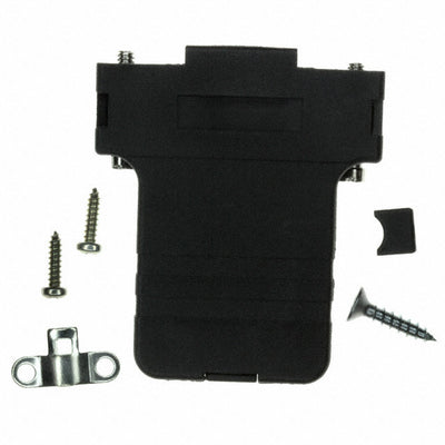 165X13429XE by Conec - CONNECTOR BACKSHELL 15POS 90DEG BLACK