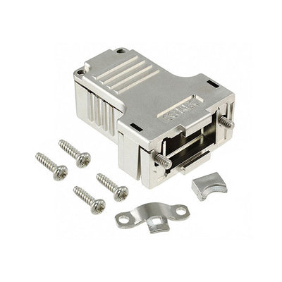 165X13469X by Conec - CONNECTOR BACKSHELL 9POS 180DEG SHLD