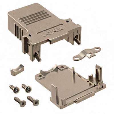 165X13479X by Conec - CONNECTOR BACKSHELL 15POS 180DEG SHLD