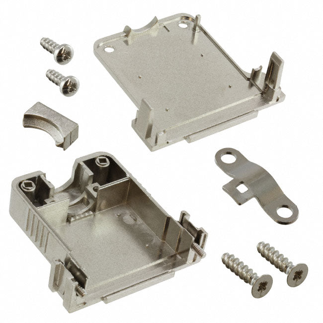 165X13489X by Conec - CONNECTOR BACKSHELL 25POS 180DEG SHLD