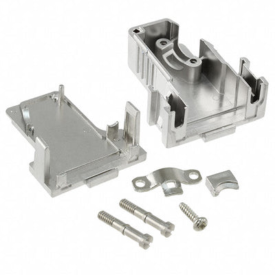 165X13519X by Conec - CONNECTOR BACKSHELL 9POS 45DEG SHLD