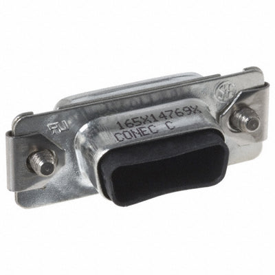 165X14769X by Conec - CONNECTOR CAP DB9 WR PLUG W/FLANGE