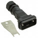165X14869X by Conec - CONNECTOR BACKSHELL 9POS 180DEG
