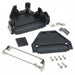 165X16549X by Conec - CONNECTOR BACKSHELL 50P 45/180DEG BLK