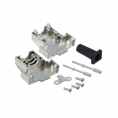 165X17309X by Conec - CONNECTOR BACKSHELL 9POS 180DEG SHLD