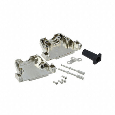 165X17329X by Conec - CONNECTOR BACKSHELL 25POS 180DEG SHLD