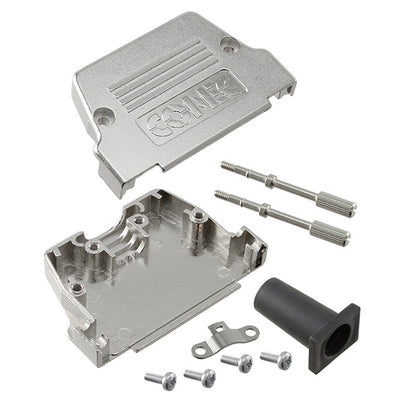 165X17349X by Conec - CONNECTOR BACKSHELL 50POS 180DEG SHLD
