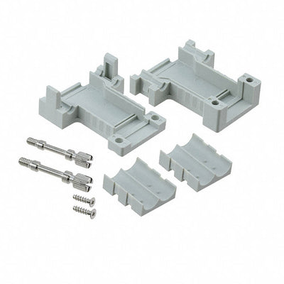 165X17889X by Conec - CONNECTOR BACKSHELL 2POS 180DEG GRAY