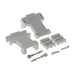 165X17949X by Conec - CONNECTOR BACKSHELL 2POS 180DEG GRAY