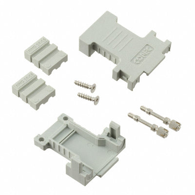 165X17959XE by Conec - CONNECTOR BACKSHELL 2POS 180DEG GRAY