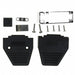 165X11289XE by Conec - CONNECTOR BACKSHELL 15P 45/180DEG BLK