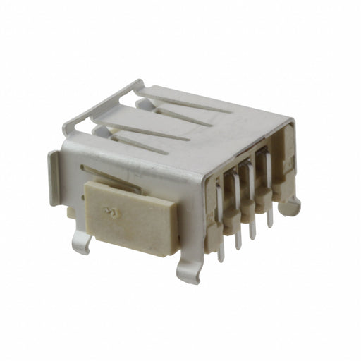 1674459-4 by TE Connectivity AMP Connectors - CONNECTOR RECPT USB2.0 TYPEA 4POS R/A