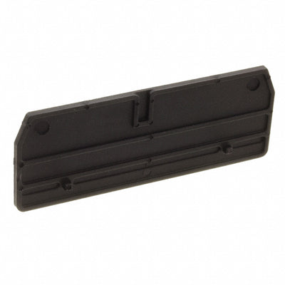 1683890000 by Weidmuller - CONNECTOR TERM BLK END PLAT RAIL BK