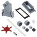 1689129 by Phoenix Contact - CONNECTOR BACKSHELL 15POS 45DEG GRAY