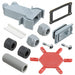 1689145 by Phoenix Contact - CONNECTOR BACKSHELL 9POS 45DEG GRAY