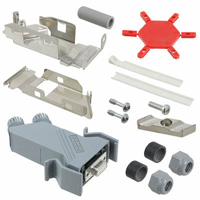 1689284 by Phoenix Contact - CONNECTOR D-SUB RCPT 9POS TERM BLK