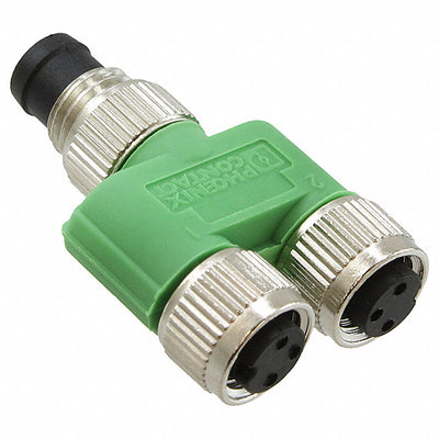 1696222 by Phoenix Contact - CONNECTOR Y-ADPT 3P-3/3P M-F/F INLINE
