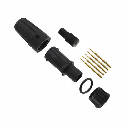 16980-5PG-522 by Conxall/Switchcraft - CONNECTOR PLUG MALE 5POS GOLD CRIMP