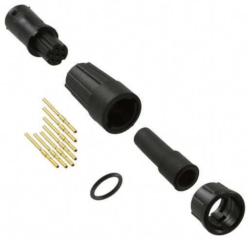 16980-7SG-522 by Conxall/Switchcraft - CONNECTOR PLUG FMALE 7POS GOLD CRIMP