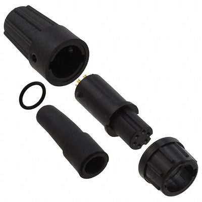 16982-6SG-522 by Conxall/Switchcraft - CONNECTOR PLUG FMALE 6P GOLD SLDR CUP