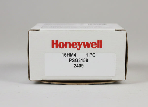 Honeywell product packaging with model number 16HM4 on a white background