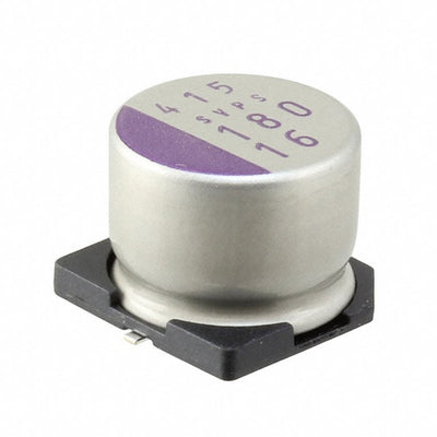 16SVPS180M by Panasonic Electronic Components - ALUMIN CAP POLY 180UF 20% 16V SMD