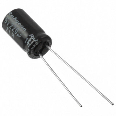 16ZLH220MEFC6.3X11 by Rubycon - ALUMIN CAP 220UF 20% 16V RADIAL