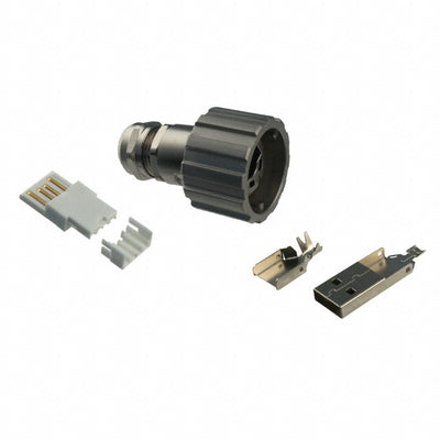 17-200591 by Conec - CONNECTOR PLUG USB2.0 TYPEA 4POS SLD
