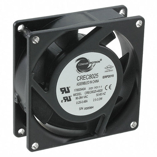 17000540A by Comair Rotron - FAN AXIAL 80X25MM CR8025EC-4500