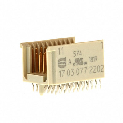 17030772202 by HARTING - CONNECTOR HEADER 77POS 2MM PRESS-FIT