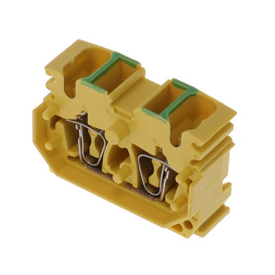1704570000 by Weidmuller - TERM BLK MIDDLE 4POS 10.2MM YLW