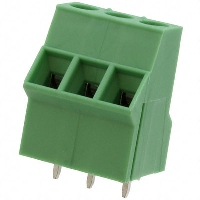 1705472 by Phoenix Contact - TERM BLOCK 3POS 40DEG 5.08MM PCB